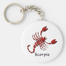 Scorpio Sign Keychain