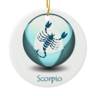 Scorpio Sign Ornament ornament