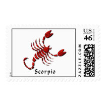 Scorpio Sign Postage Stamp