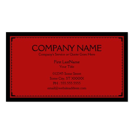 scorpio sophistications business card template (back side)