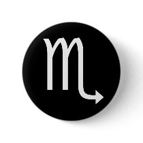 Scorpio Symbol buttons by artberry Scorpio Symbol buttons