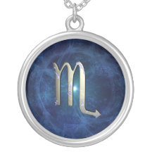 Scorpio symbol custom necklace
