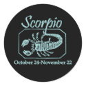 Scorpio Teal stickers by horoscope_signs Scorpio Teal stickers