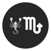 Scorpio with Symbol stickers