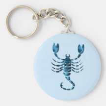 Scorpio Zodiac Keychain
