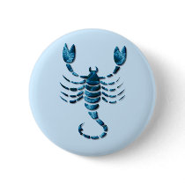 Scorpio Zodiac Round Pin