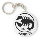 Scorpio Zodiac Sign Keychains
