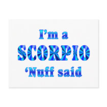 Scorpio Zodiac Sign postcards by TLArnold3 Scorpio Zodiac Sign postcards