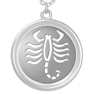 Scorpio Zodiac Star Sign Silver Premium necklace