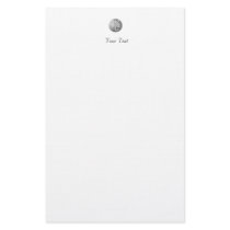 Scorpio Zodiac Star Sign Silver Premium Customized Stationery