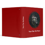 Scorpio Zodiac Star Sign Universe Binder