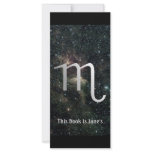 Scorpio Zodiac Star Sign Universe Bookmark Rack Card Template