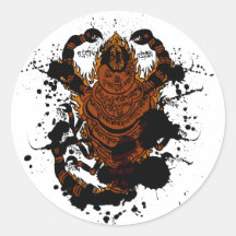 Scorpion charm stickers