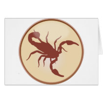 Scorpion Greeting Card