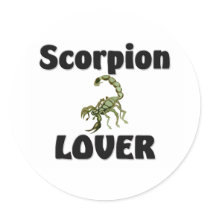 Scorpion Lover stickers by AnimalShirts Scorpion Lover stickers