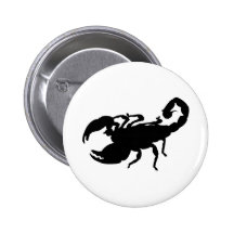 Scorpion Pinback Buttons
