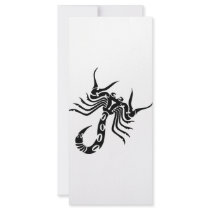 Scorpion Scorpio Rack Card Template