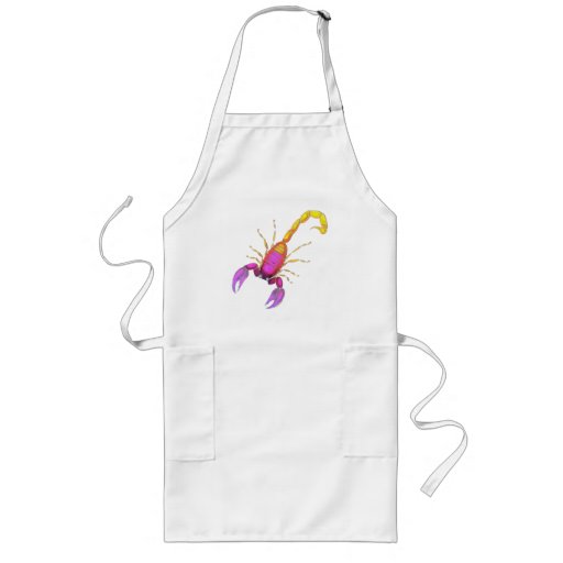 Scorpion Watercolor Aprons