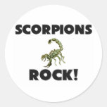 Scorpions Rock Round Sticker