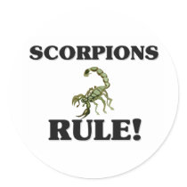 SCORPIONS Rule! stickers by AnimalShirts SCORPIONS Rule! stickers