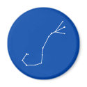 Scorpius Zodiac Magnet by asterism Scorpius Zodiac Magnet