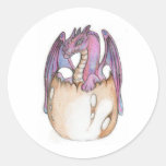 Scortch Baby Round Stickers