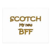 Scotch My New BFF Post Card