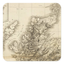 Scotland 19 square sticker