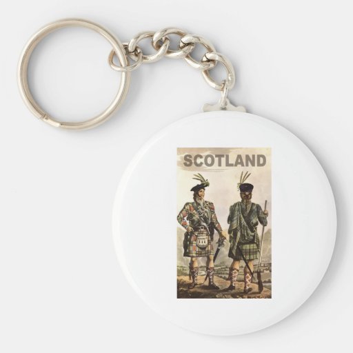 Scotland Art Keychain