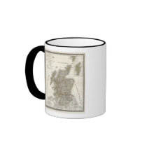 Scotland Atlas Map Mugs