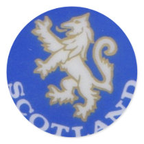 scotland badge stickers