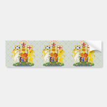 Scotland Coat of Arms detail Bumper Sticker