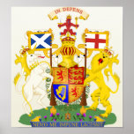Scotland Coat of Arms detail Poster