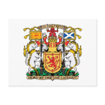 Scotland Coat of Arms Postcard by FlagTshirts Scotland Coat of Arms Postcard