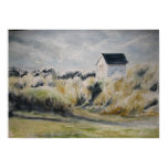 Scotland 'Findhorn beach hut', acrylic on board posters