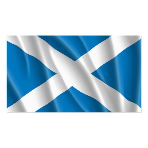 SCOTLAND FLAG BUSINESS CARD (back side)