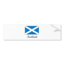 Scotland Flag Design bumper stickers by flagshirt Scotland Flag Design bumper stickers