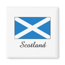 Scotland Flag Design Magnet