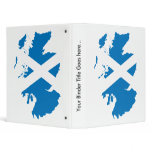 Scotland Flag Map full size binders