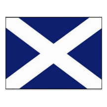 SCOTLAND FLAG POSTCARD