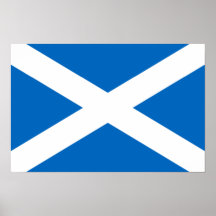 Cartoon Scotland Flag