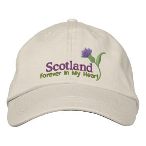 Scotland in my Heart embroideredhat