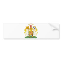 Scotland Official Coat Of Arms Heraldry Symbol Bumper Sticker