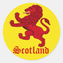 Scotland Rampant lion Sticker