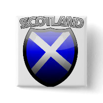 Scotland Retro Glass buttons