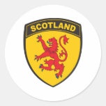 Scotland Round Stickers