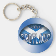 Scotland Rugby Ball Key Chains