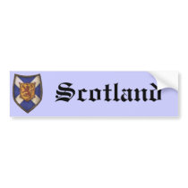 Scotland Shield bumper stickers by Geographicsart Scotland Shield bumper stickers