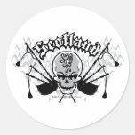 Scotland Skill and Pipes Stickers