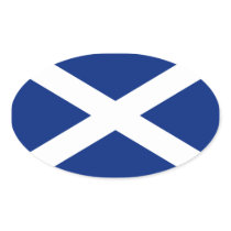 Scotland Oval Sticker
